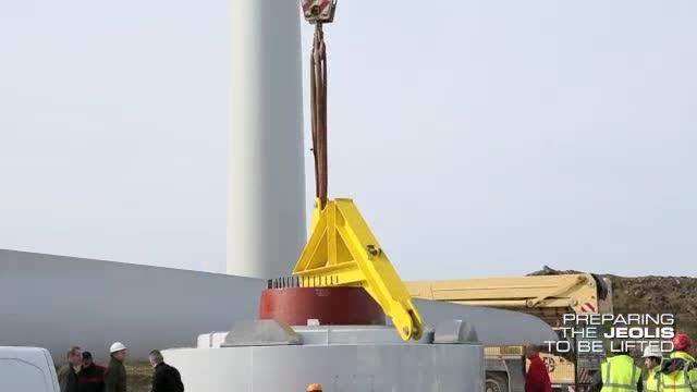 JEOLIS 1MW Generator on WindTurbine Lagerwey 750KW