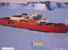 Antarctic Supply Research Vessel