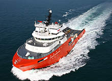 Pacific Champion Anchor Handling Tug Supply Vessel
