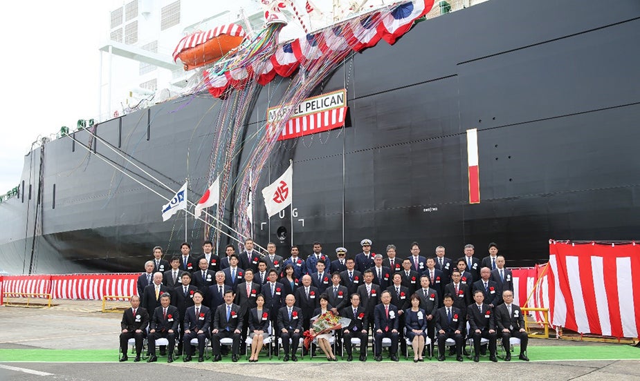 Kawasaki Heavy Industries delivers new LNG carrier to MOL