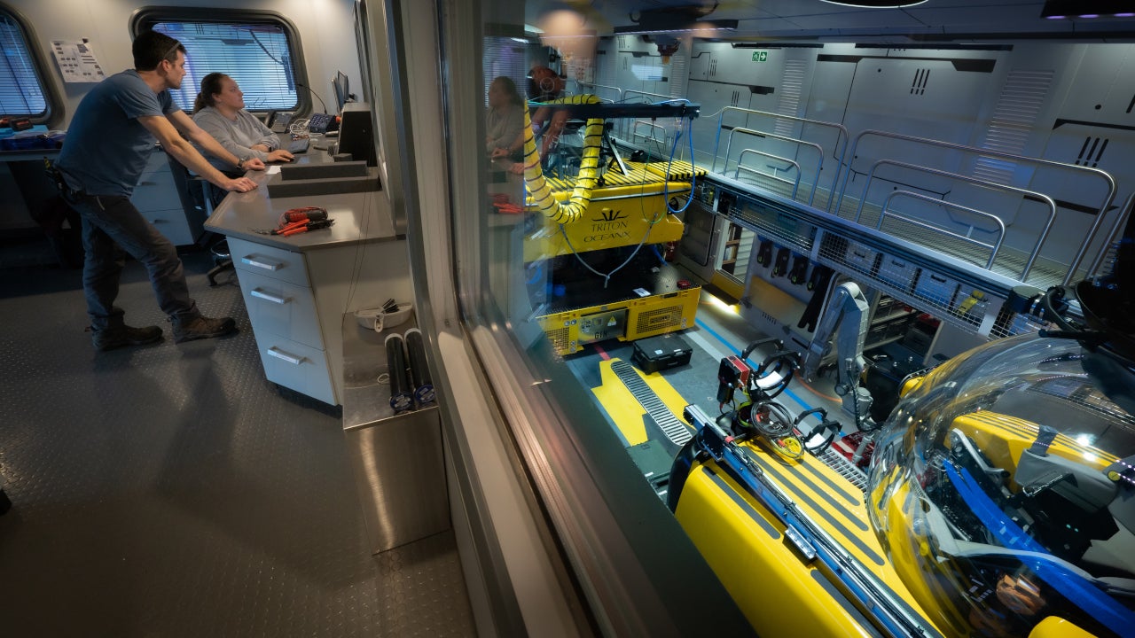 crew of a research vessel