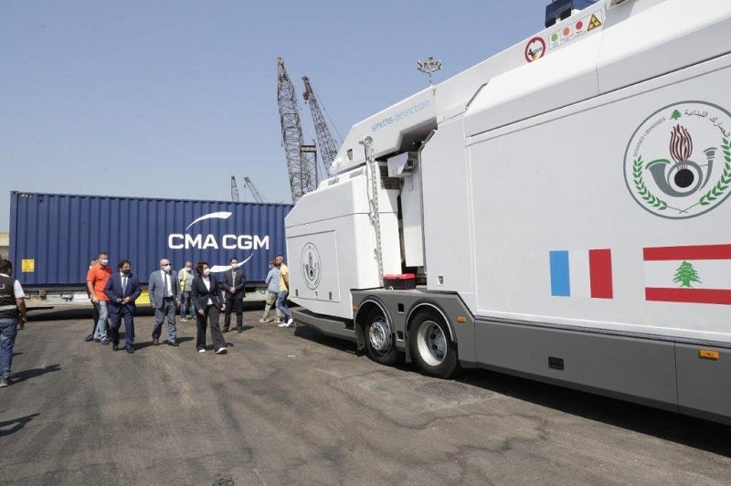 Smiths Detection installs mobile inspection system at Beirut Port