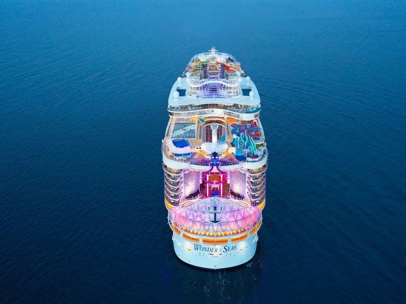 Le Wonder of the Seas de Royal Caribbean embarque pour son premier ...