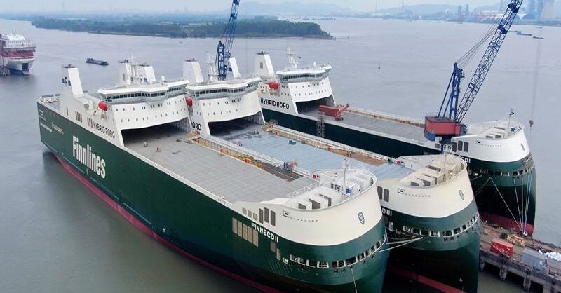 Finnlines takes delivery of first hybrid Ro-Ro vessel - Vimarsana News
