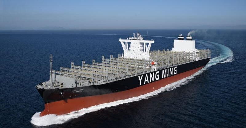 Yang Ming takes delivery of container vessel YM Trophy - Vimarsana News