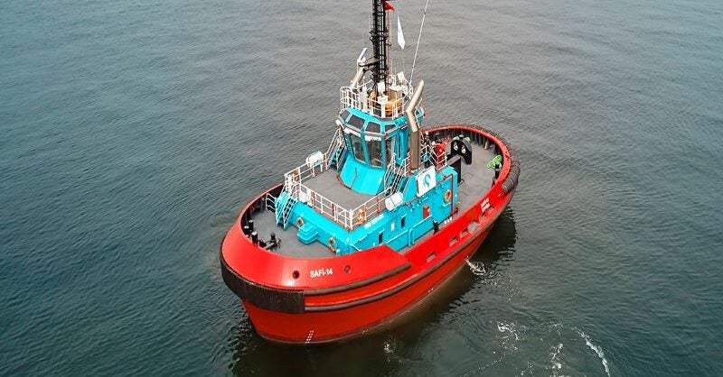 Safi Maritime takes delivery of harbour tug from Sanmar Shipyards - Vimarsana News