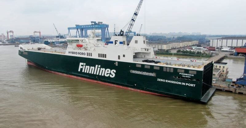 Finnlines takes delivery of third hybrid vessel - Vimarsana News