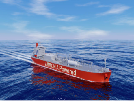 Mitsui and partners to build ammonia-driven liquefied gas carrier