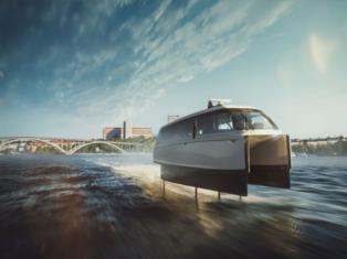 Flying ferries: Candela’s seamlessly gliding boats