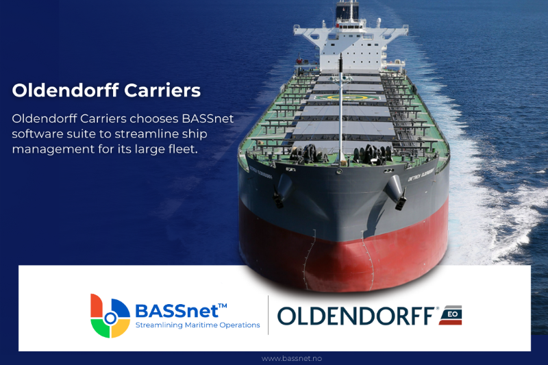 BASSnet Centralises Equipment Data Management for Oldendorff Fleet
