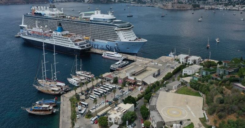 Bodrum Cruise Port hosts Royal Caribbean's cruise ship - Vimarsana News