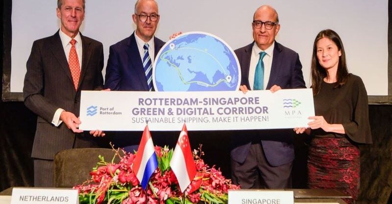 MPA and Port of Rotterdam to create Green and Digital Corridor - Vimarsana News