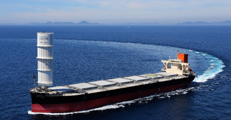 MOL takes delivery of coal carrier installed with wind challenger - Vimarsana News