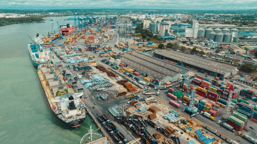 Container terminal port of Dar es Salaam