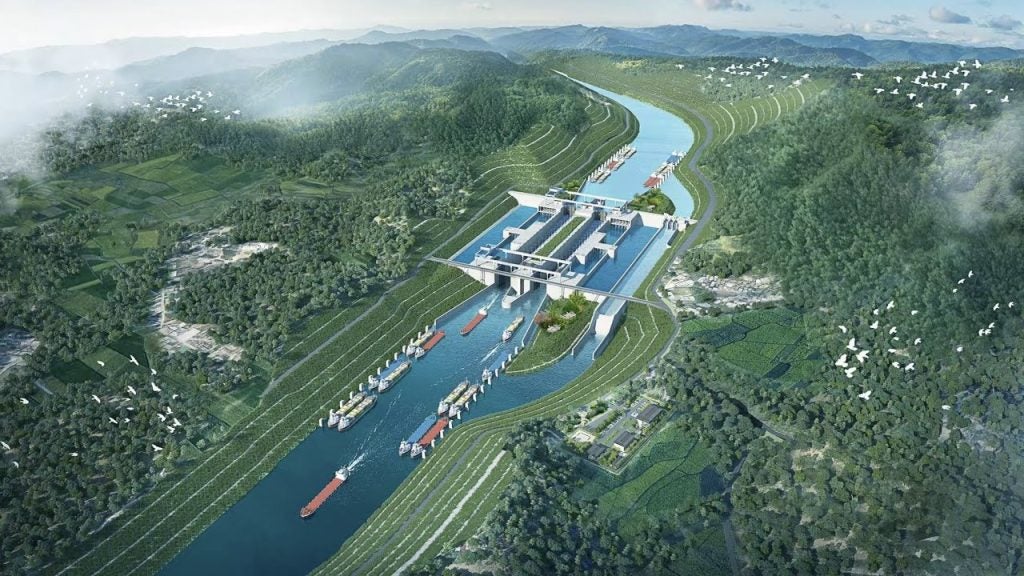 The Pinglu Canal was the most expensive maritime project last year