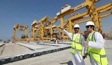 Jebel Ali Port in Dubai