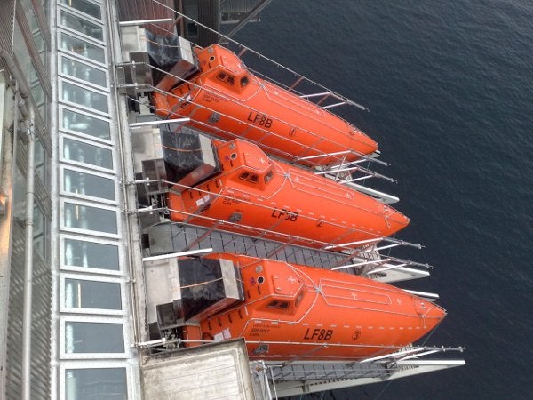 Norsafe large free fall lifeboats