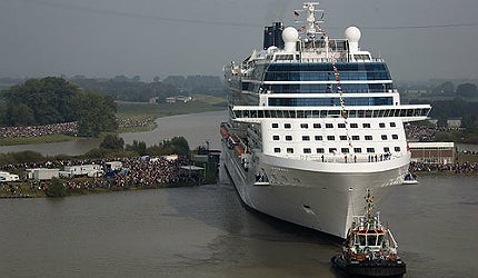 The ship was christened in November 2008