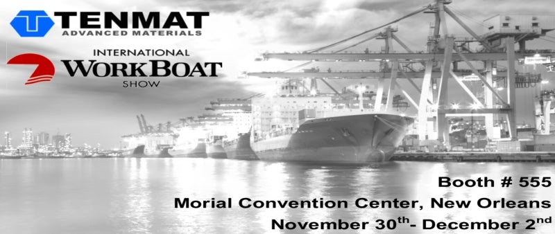 Tenmat to exhibit at workboat 2016