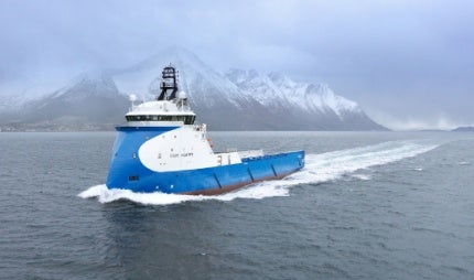 Blue Fighter platform supply vessel