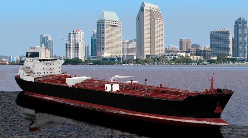 Construction of the third tanker was initiated in October 2015.